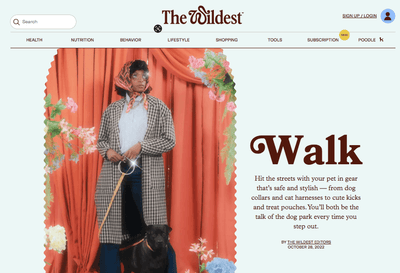 The Wildest Best In Show 2022 - Best Sustainable Walk Kit